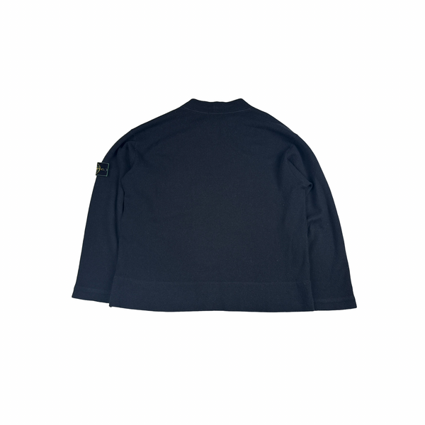 Stone Island 1998 Mock Neck Wool Jumper - XL