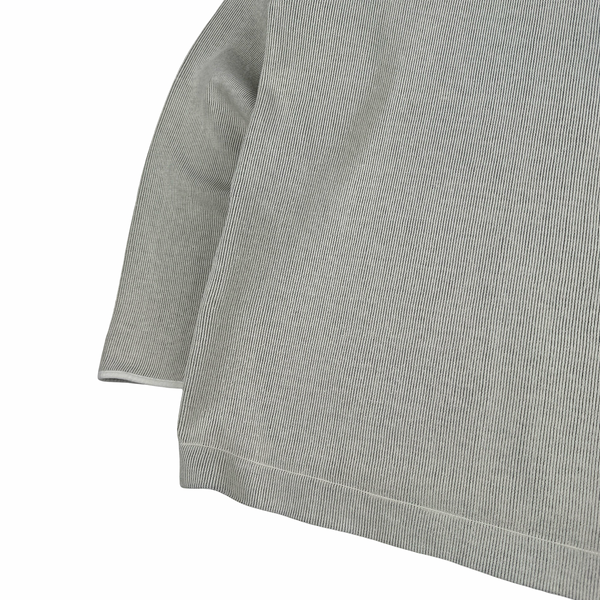 Stone Island Vintage 1998 Cream White Buttoned Pullover Jumper - XXL