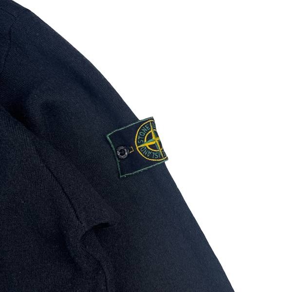 Stone Island 1998 Mock Neck Wool Jumper - XL