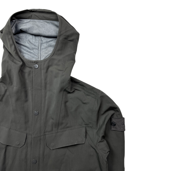 Stone Island 2016 Grey Ghost Water Repellent Wool Jacket - Large
