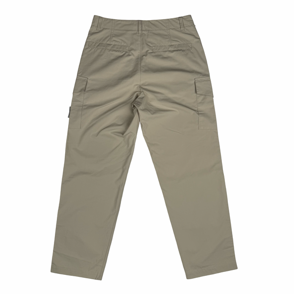 Stone Island 2025 Light Khaki Beige Type Re Fit Cotton Cargo Trousers - 31" (Medium)