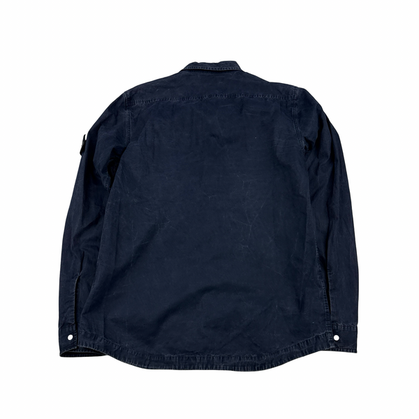 Stone Island 2013 Navy Multipocket Cotton Shirt - Medium