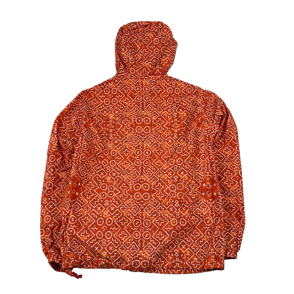 CP Company Burnt Orange Inca Flatt Nylon Lightweight Goggled Jacket - Medium