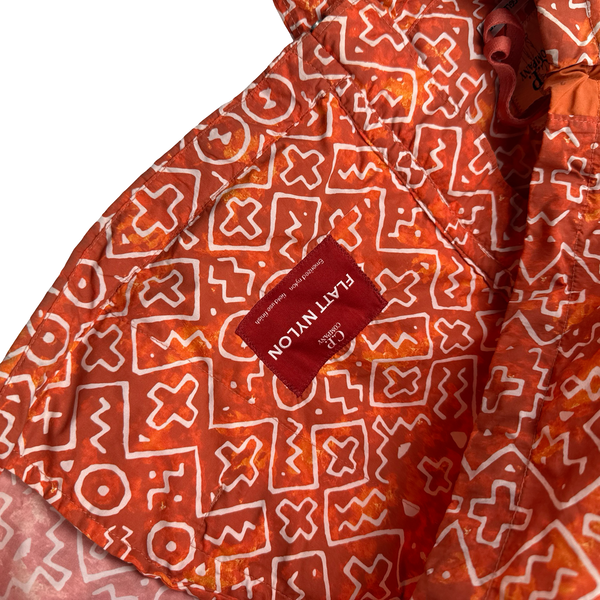 CP Company Burnt Orange Inca Flatt Nylon Lightweight Goggled Jacket - Medium