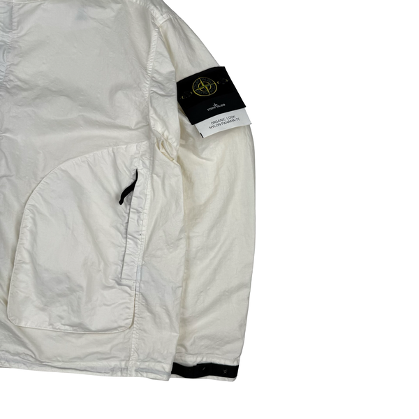 Stone Island 2025 Organic Nylon Panama TC Zipped Jacket - XL