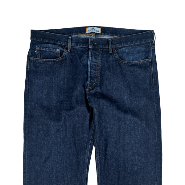 Stone Island 2013 Dark Blue Denim RE-T Fit Jeans - 38”