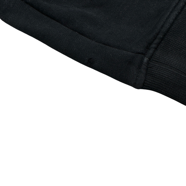 Prada Black Thick Cotton Pullover Hoodie - Large