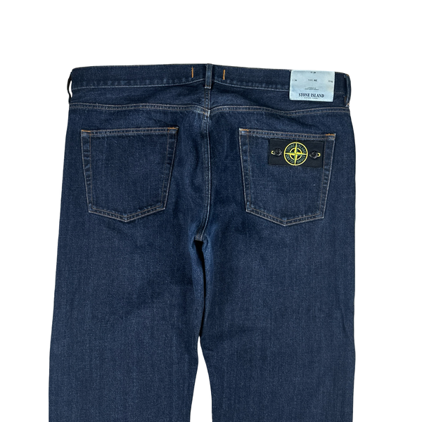 Stone Island 2013 Dark Blue Denim RE-T Fit Jeans - 38”