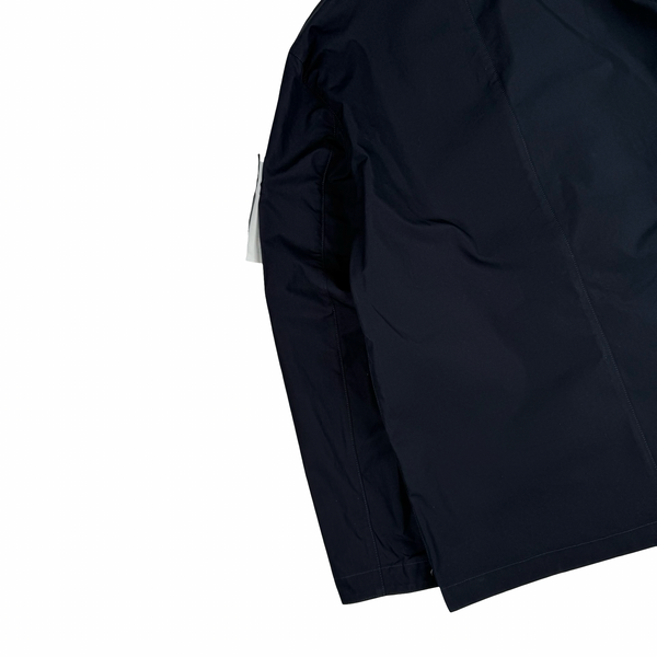 Stone Island Dark Navy Weatherproof Cotton Canvas Ghost Piece Jacket - Medium