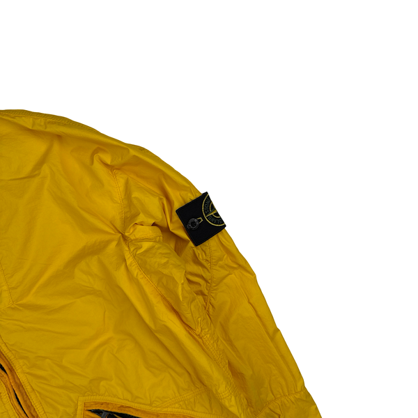 Stone Island 2011 Yellow Membrana TC Hooded Jacket - Medium
