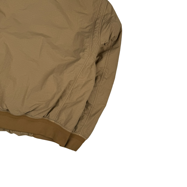 CP Company Brown Flatt Nylon Bomber Jacket - Small (46)