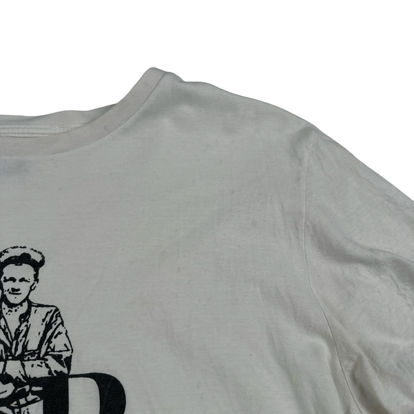CP Company White Spellout Print Tee shirt - XL