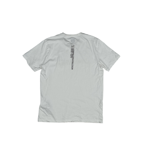 CP Company White Urban Protection Spellout T Shirt - XL