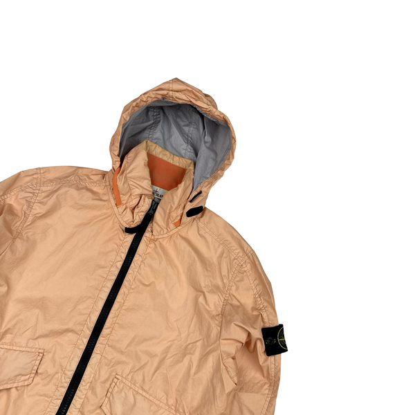 Stone Island 2018 Orange Membrana 3L TC Rain Jacket - Medium