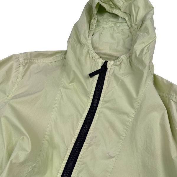 Stone Island 2017 Yellow Tela Paracadute Hooded Jacket - Large
