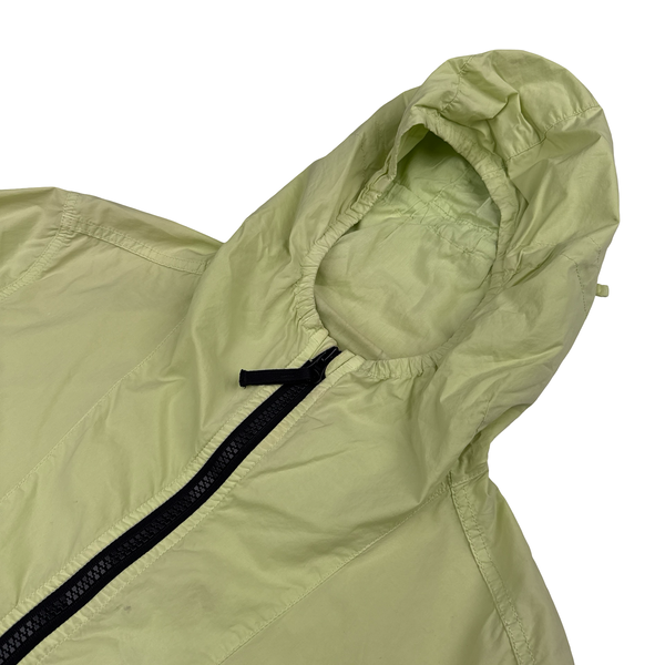 Stone Island 2017 Yellow Tela Paracadute Hooded Jacket - Large