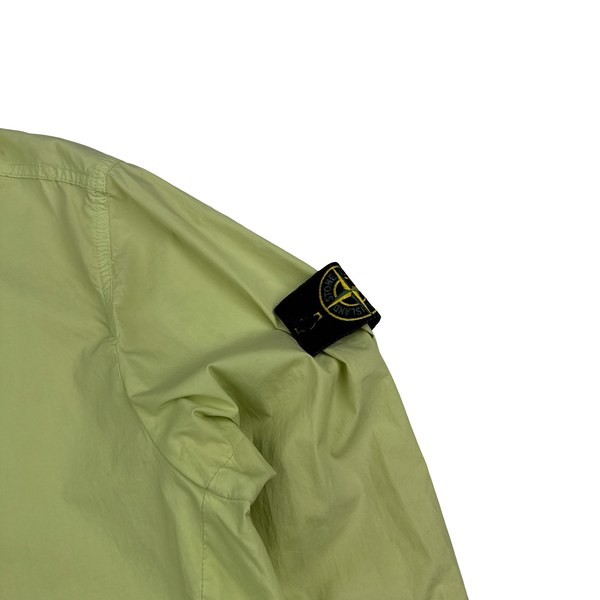 Stone Island 2017 Yellow Tela Paracadute Hooded Jacket - Large