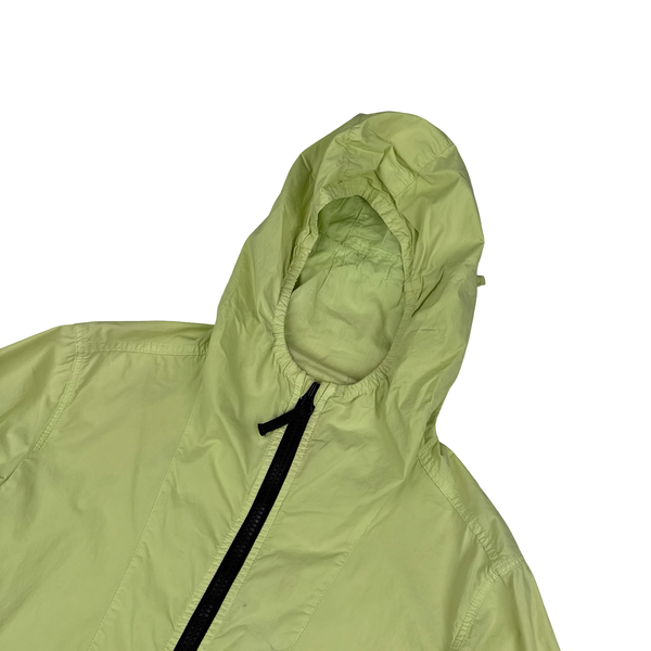 Stone Island 2017 Yellow Tela Paracadute Hooded Jacket - Large