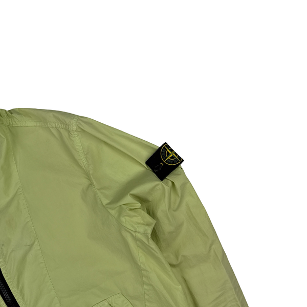 Stone Island 2017 Yellow Tela Paracadute Hooded Jacket - Large