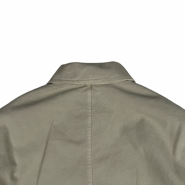 Stone Island 2025 Beige Cotton Panama 'Old' Effect-TC Jacket - Medium