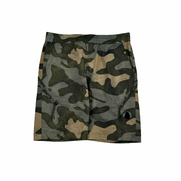 CP Company Pro Tek Camo Bermuda Shorts - Large