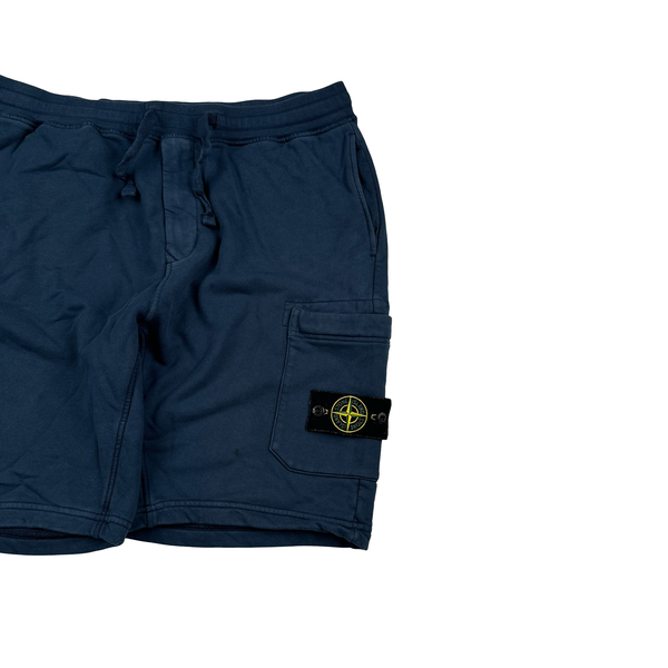 Stone Island 2020 Navy Cotton Shorts - XL