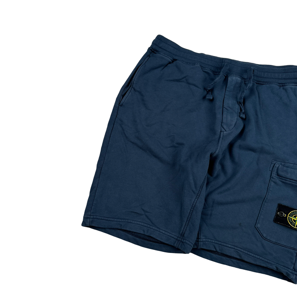 Stone Island 2020 Navy Cotton Shorts - XL