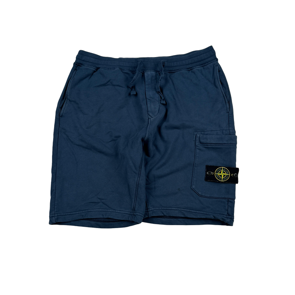 Stone Island 2020 Navy Cotton Shorts - XL