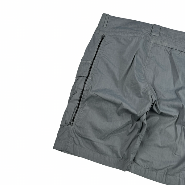 Cp Company Grey 50 Fili Stretch Cargo Shorts - XL