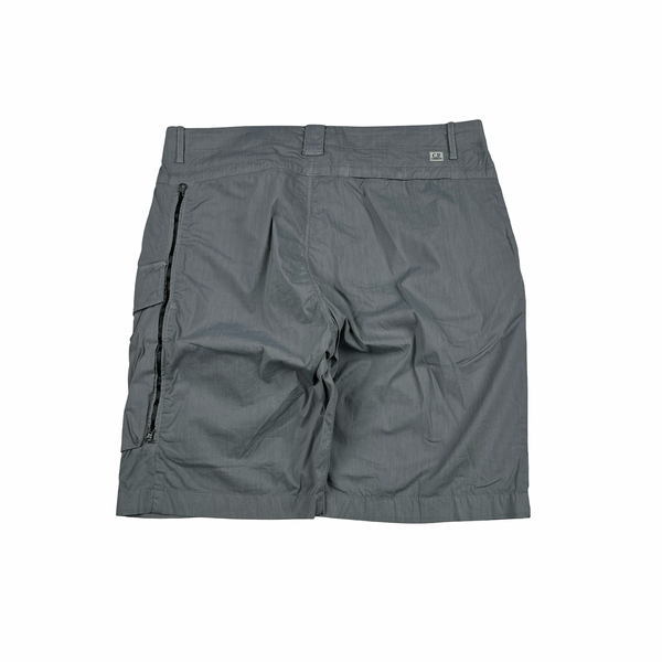 Cp Company Grey 50 Fili Stretch Cargo Shorts - XL