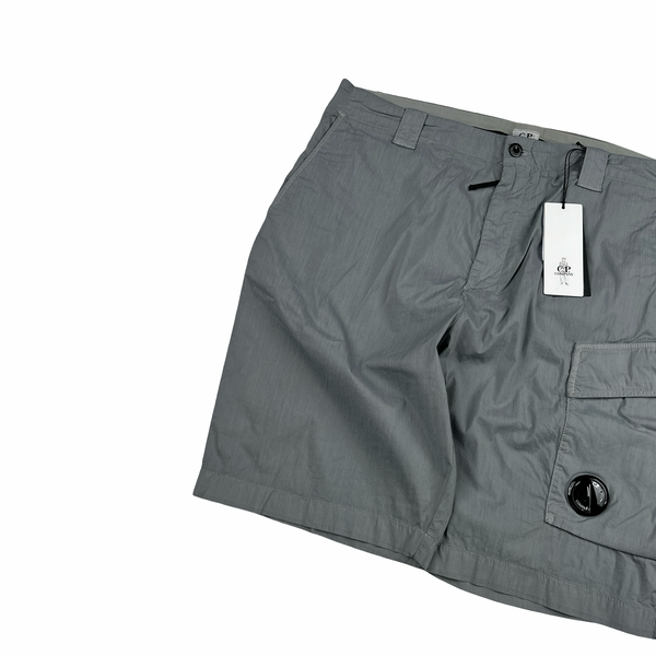 Cp Company Grey 50 Fili Stretch Cargo Shorts - XL