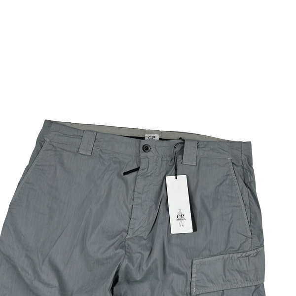 Cp Company Grey 50 Fili Stretch Cargo Shorts - XL