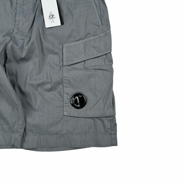 Cp Company Grey 50 Fili Stretch Cargo Shorts - XL