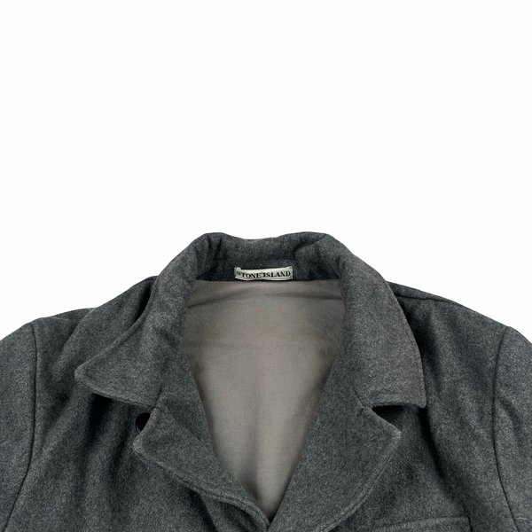 Stone Island Vintage 1998 Wool Blend Dutch Rope Field Jacket - Medium