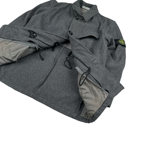 Stone Island Vintage 1998 Wool Blend Dutch Rope Field Jacket - Medium