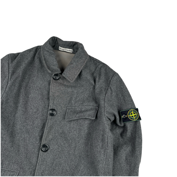 Stone Island Vintage 1998 Wool Blend Dutch Rope Field Jacket - Medium