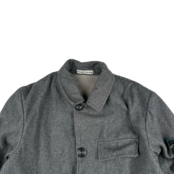 Stone Island Vintage 1998 Wool Blend Dutch Rope Field Jacket - Medium