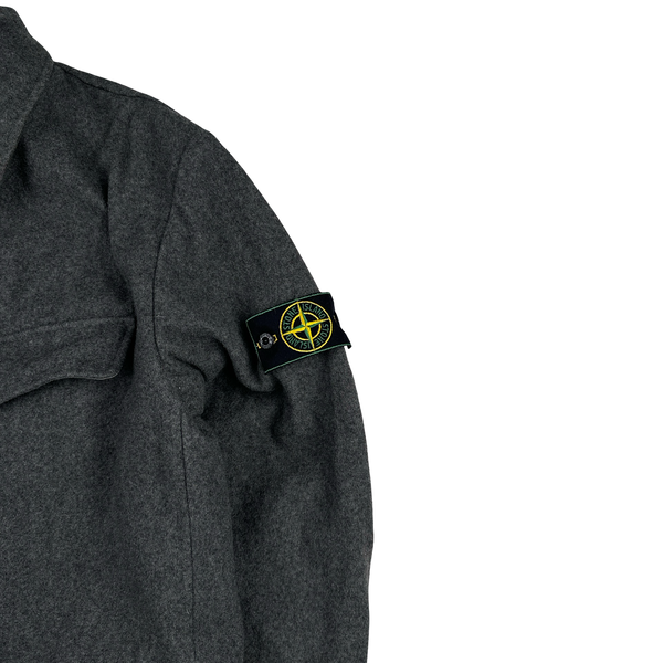 Stone Island Vintage 1998 Wool Blend Dutch Rope Field Jacket - Medium