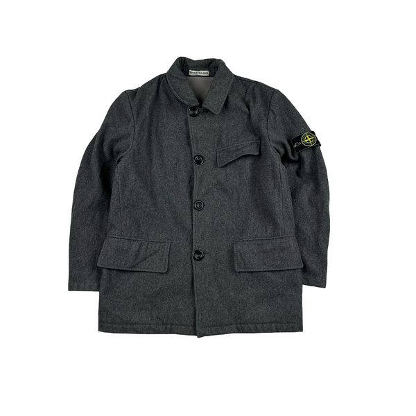 Stone Island Vintage 1998 Wool Blend Dutch Rope Field Jacket - Medium
