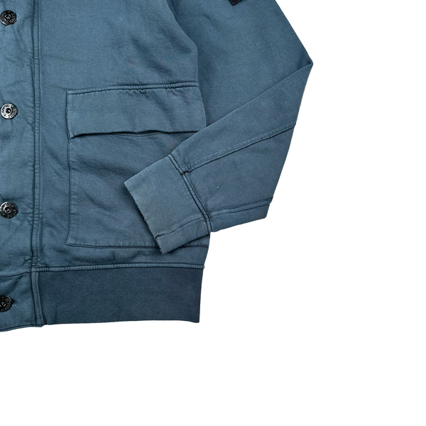 Stone Island 2006 Vintage Navy Cotton Buttoned Jacket - XL