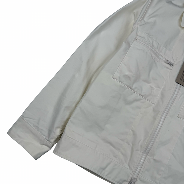 Stone Island 2024 Ivory O-Ventile Ghost Piece Overshirt - Small
