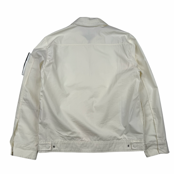 Stone Island 2024 Ivory O-Ventile Ghost Piece Overshirt - Small
