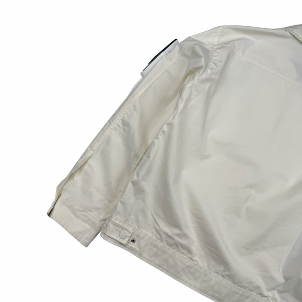 Stone Island 2024 Ivory O-Ventile Ghost Piece Overshirt - Small