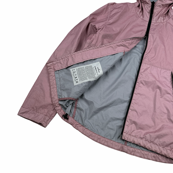 Stone Island Pink Membrana 3L TC Hooded Jacket - Small