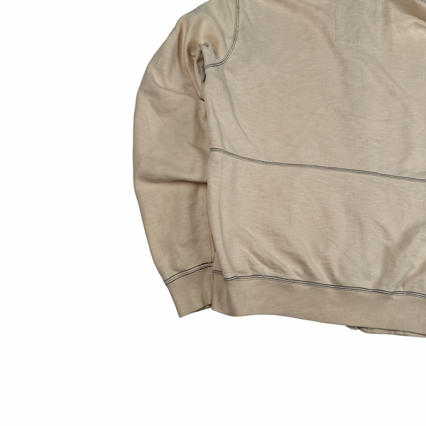 Stone Island 2007 Denims Pale Peach/Beige Cotton Zip Hoodie- Large