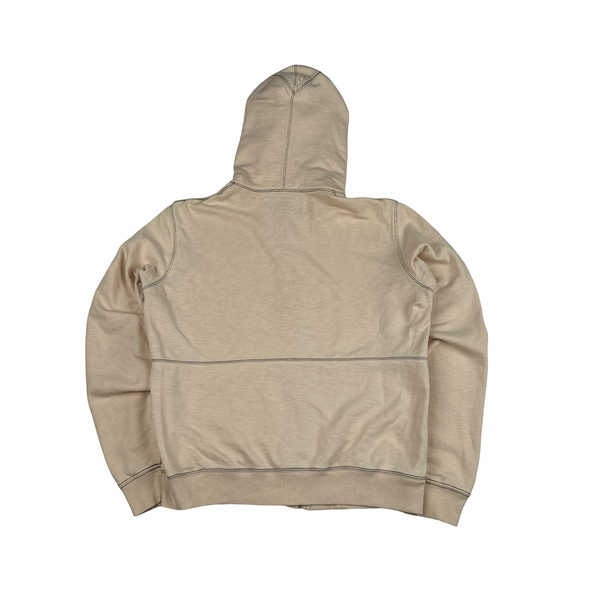 Stone Island 2007 Denims Pale Peach/Beige Cotton Zip Hoodie- Large