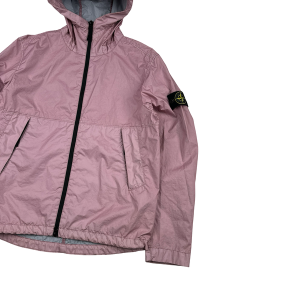 Stone Island Pink Membrana 3L TC Hooded Jacket - Small