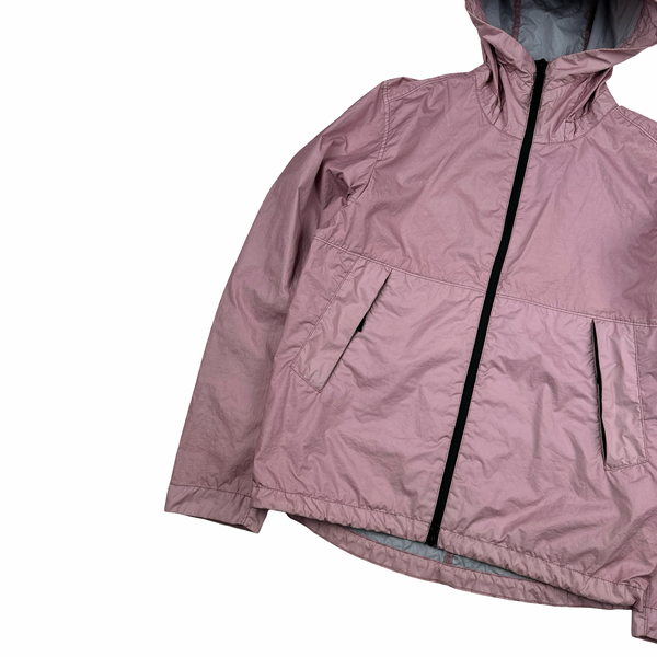 Stone Island Pink Membrana 3L TC Hooded Jacket - Small