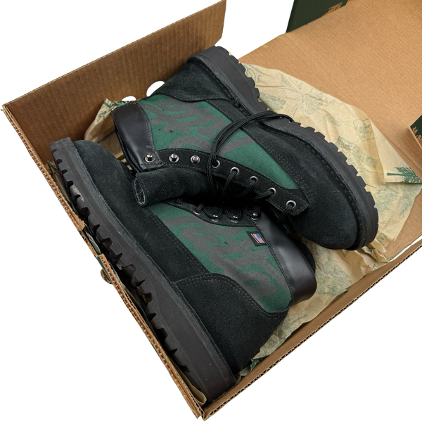 Danner x Patta Black Suede Light Walking Boots - UK 9