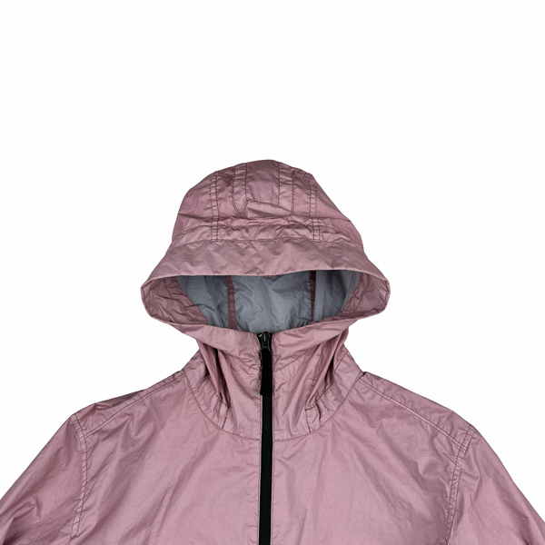 Stone Island Pink Membrana 3L TC Hooded Jacket - Small